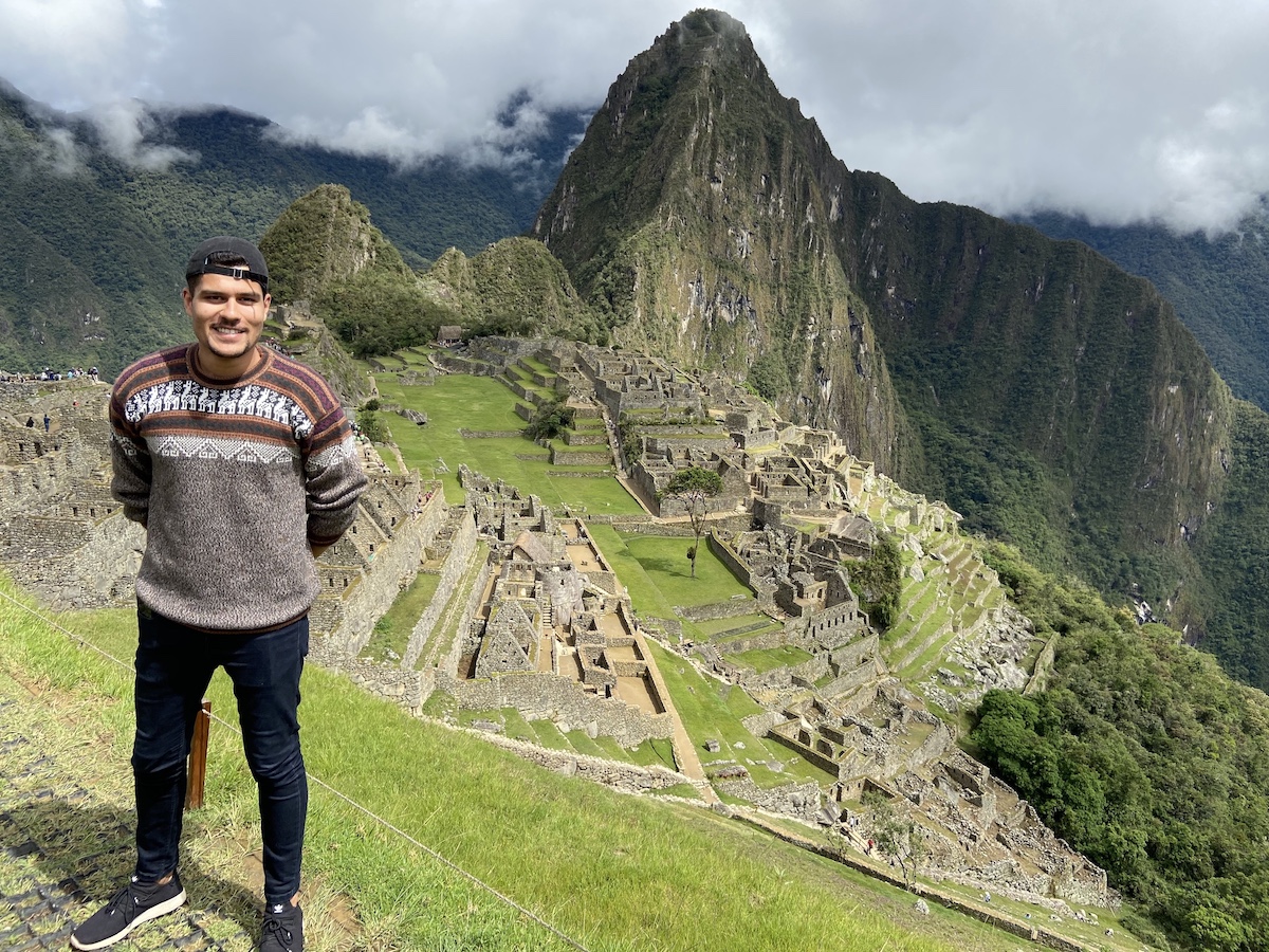 BCA student roshan mcguinness in peru